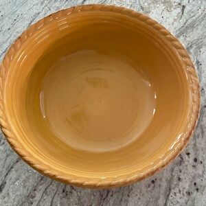 Large Yellow Ceramic Bowl